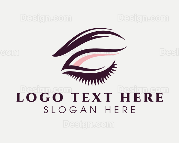 Eye Makeup Beauty Logo