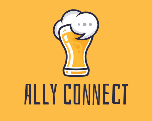 Beer Drunk Talk logo design