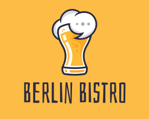 Beer Drunk Talk logo design