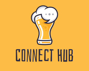 Beer Drunk Talk logo design