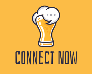 Beer Drunk Talk logo design