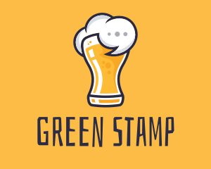 Beer Drunk Talk logo design