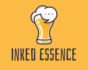 Beer Drunk Talk logo design