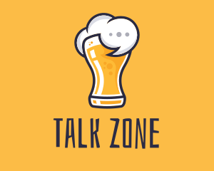 Beer Drunk Talk logo design