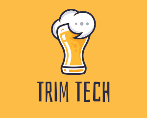 Beer Drunk Talk logo design