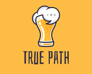 Beer Drunk Talk logo design