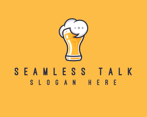 Beer Drunk Talk logo design