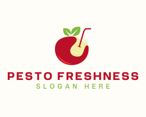 Apple Fruit Juice  logo design