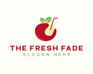 Apple Fruit Juice  logo design