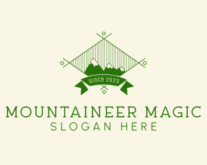 Mountain Hiking Camp logo design