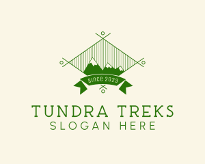 Mountain Hiking Camp logo design