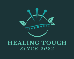 Dry Needling Acupuncture Treatment logo design