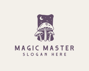 Magical Mushroom Fungus logo design