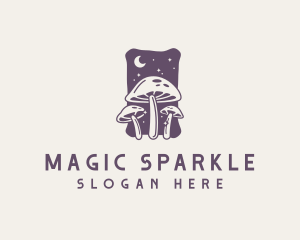 Magical Mushroom Fungus logo design