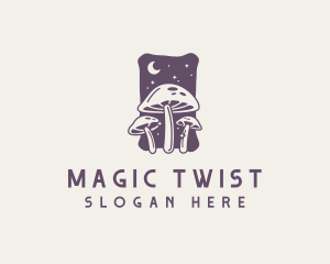 Magical Mushroom Fungus logo design