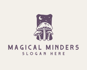 Magical Mushroom Fungus logo design