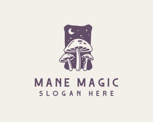 Magical Mushroom Fungus logo design