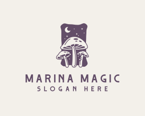 Magical Mushroom Fungus logo design