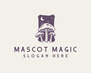 Magical Mushroom Fungus logo design