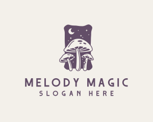 Magical Mushroom Fungus logo design