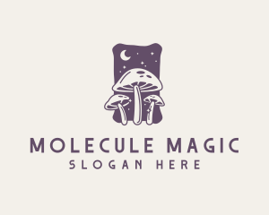 Magical Mushroom Fungus logo design