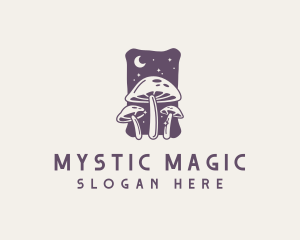 Magical Mushroom Fungus logo design