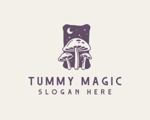 Magical Mushroom Fungus logo design