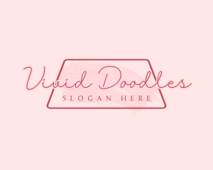 Woman Cosmetics Fashion logo design