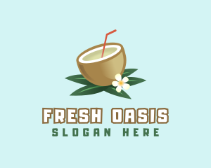 Coconut Fruit Drink logo