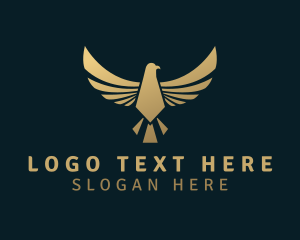 Premium Gold Bird logo