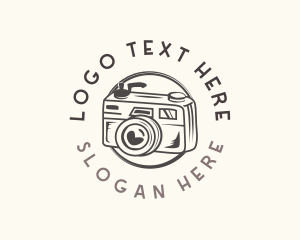 Film Camera Photography Logo