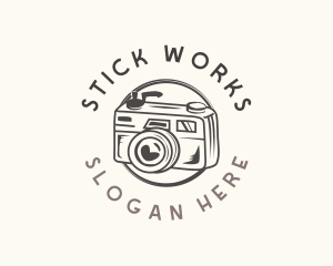 Film Camera Photography Logo