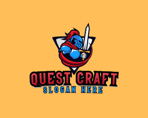 Gaming Medieval Soldier logo