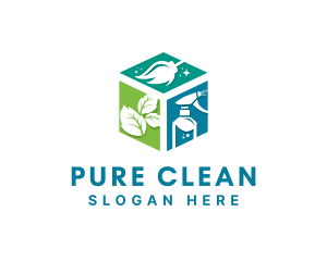 Household Cleaning Disinfectant logo design