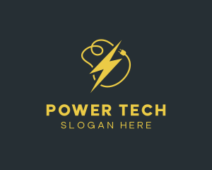 Electric Power Cord logo design