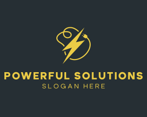 Electric Power Cord logo design