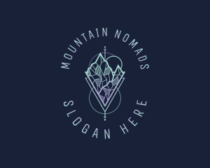 Mountain Travel Adventure logo design