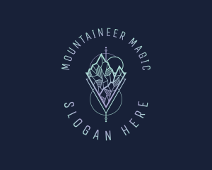 Mountain Travel Adventure logo design