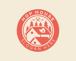 House Roof Repair logo design