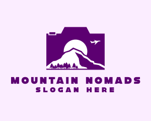 Purple Mountain Camera logo design