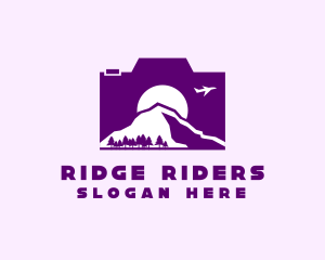 Purple Mountain Camera logo design