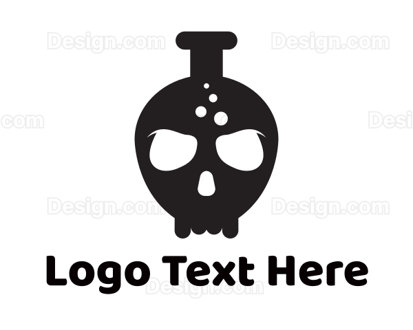 Skull Lab Flask Logo