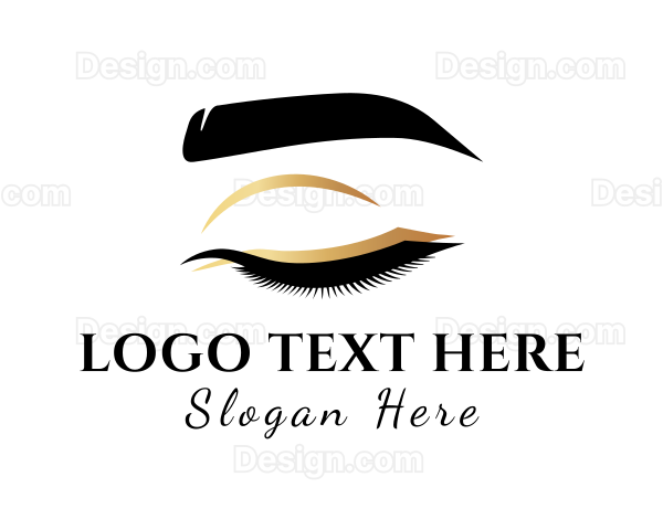 Beauty Salon Lashes Logo