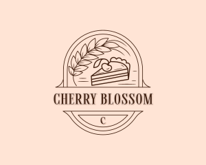 Confectionary Cherry Cake  logo design