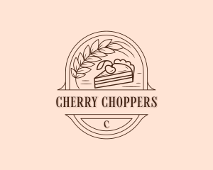 Confectionary Cherry Cake  logo design