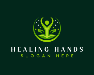 Yoga Healing Meditation logo design