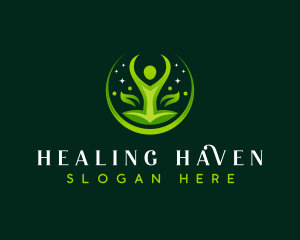 Yoga Healing Meditation logo design