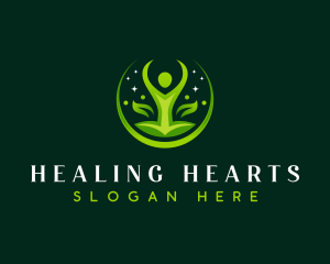 Yoga Healing Meditation logo design