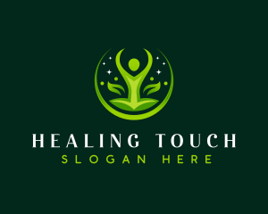 Yoga Healing Meditation logo design