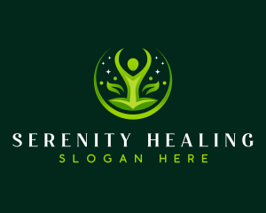 Yoga Healing Meditation logo design